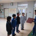 縦割り清掃スタート