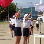 笑顔、全力、一致団結、ベストをつくした運動会