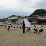 綱引きの練習