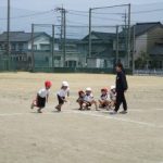 下学年リレー練習