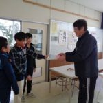 給食週間　感謝の手紙