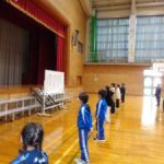 卒業式に向けて　在校生合唱練習