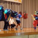 獅子舞クラブ学習発表会リハーサル