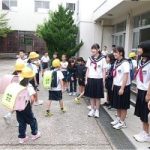 小中連携さわやか挨拶運動２日目　★　６月２７日
