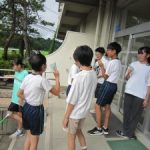 挨拶運動（６年生）　★　７月１５日