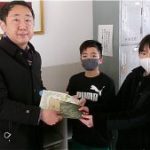 中越パルプ様より６年生へ　★　１月２８日（水）