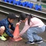 アサガオのつるでリースづくり（１年生）★１０月２１日（水）