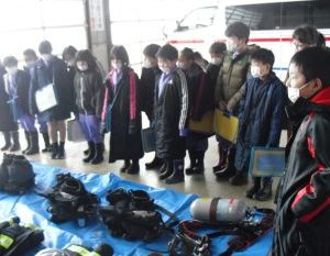 3年1組 消防見学
