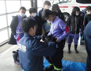 3年1組 消防見学