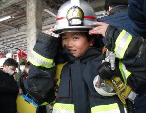 3年1組 消防見学