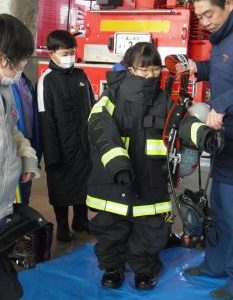 3年1組 消防見学