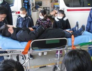 消防署見学（３年２組）