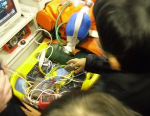 消防署見学（３年２組）