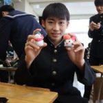 2年2組　美術科（和菓子のデザインをしよう）　