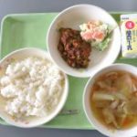 本日の給食　3月23日(月)　給食最終日