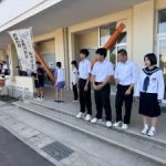 小中連携挨拶運動(６月17・18日)