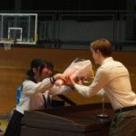 １学期 ALT離任式、終業式、北信越大会・北陸吹奏楽コンクールの壮行会（７月２４日）
